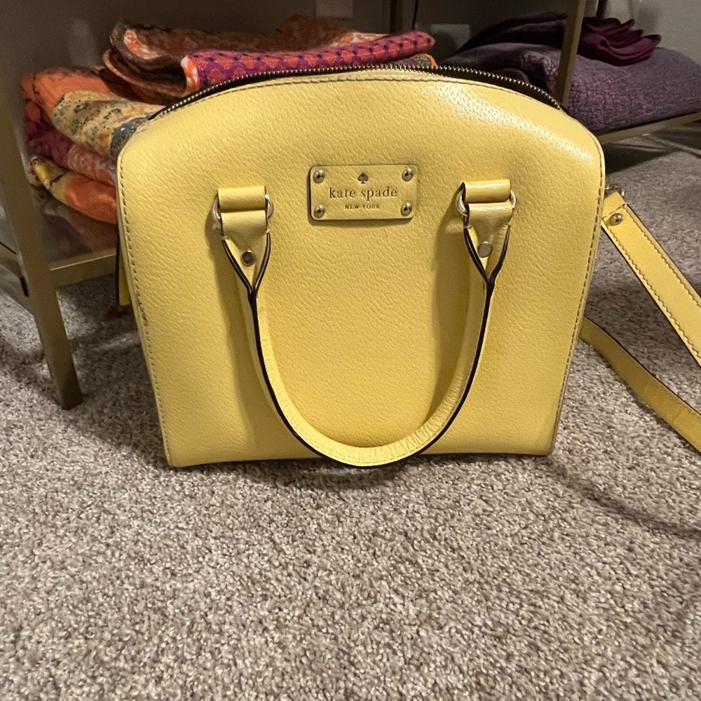 Kate Spade Yellow Handbag